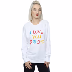 Marvel - Sweat AVENGERS ENDGAME LOVE YOU - Femme (Blanc)