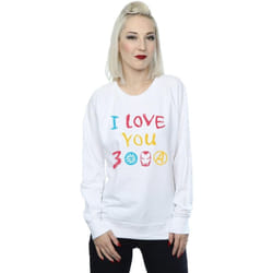 Marvel - Sweat AVENGERS ENDGAME LOVE YOU - Femme (Blanc)