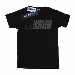 Marvel - T-shirt AVENGERS ENDGAME LOVE YOU - Homme (Noir)