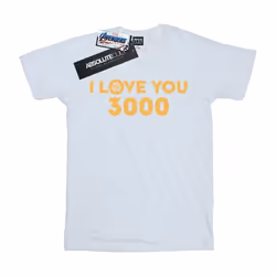 Marvel - T-shirt AVENGERS ENDGAME LOVE YOU ARC REACTOR - Homme (Blanc)