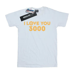 Marvel - T-shirt AVENGERS ENDGAME LOVE YOU ARC REACTOR - Homme (Blanc)
