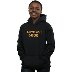 Marvel - Sweat à capuche AVENGERS ENDGAME LOVE YOU ARC REACTOR - Garçon (Noir)