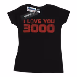 Marvel - T-shirt AVENGERS ENDGAME LOVE YOU - Femme (Noir)