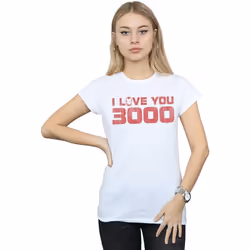 Marvel - T-shirt AVENGERS ENDGAME LOVE YOU - Femme (Blanc)