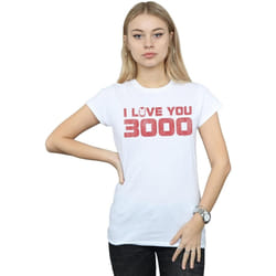 Marvel - T-shirt AVENGERS ENDGAME LOVE YOU - Femme (Blanc)