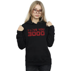 Marvel - Sweat à capuche AVENGERS ENDGAME LOVE YOU - Femme (Noir)
