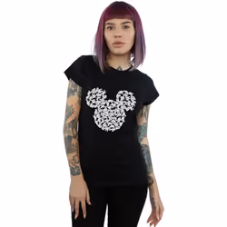 Disney - T-shirt HEAD OF HANDS - Femme (Noir)