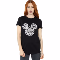 Disney - T-shirt HEAD OF HANDS - Femme (Noir)