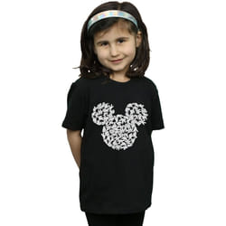Disney - T-shirt HEAD OF HANDS - Fille (Noir)