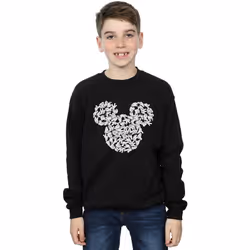 Disney - Sweat HEAD OF HANDS - Garçon (Noir)