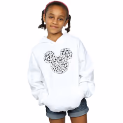 Disney - Sweat à capuche HEAD OF HANDS - Fille (Blanc)