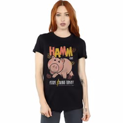 Disney - T-shirt TOY STORY THE PIGGY BANK - Femme (Noir)