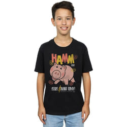 Disney - T-shirt TOY STORY THE PIGGY BANK - Garçon (Noir)