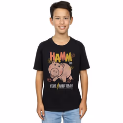 Disney - T-shirt TOY STORY THE PIGGY BANK - Garçon (Noir)