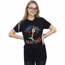 Disney - T-shirt TOY STORY DONT KNOW ABOUT THIS - Femme (Noir)