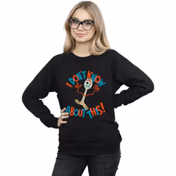 Disney - Sweat TOY STORY DONT KNOW ABOUT THIS - Femme (Noir)