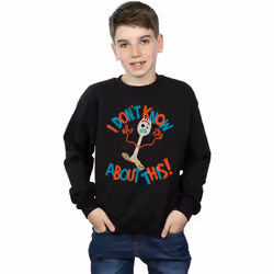 Disney - Sweat TOY STORY DONT KNOW ABOUT THIS - Garçon (Noir)
