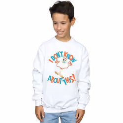 Disney - Sweat TOY STORY DONT KNOW ABOUT THIS - Garçon (Blanc)