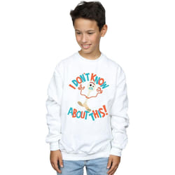 Disney - Sweat TOY STORY DONT KNOW ABOUT THIS - Garçon (Blanc)