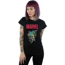 Marvel - T-shirt AVENGERS - Femme (Noir)