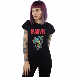 Marvel - T-shirt AVENGERS - Femme (Noir)