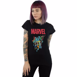 Marvel - T-shirt AVENGERS - Femme (Noir)