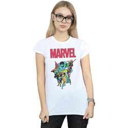 Marvel - T-shirt AVENGERS - Femme (Blanc)