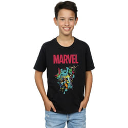 Marvel - T-shirt AVENGERS - Garçon (Noir)