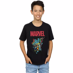 Marvel - T-shirt AVENGERS - Garçon (Noir)