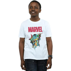 Marvel - T-shirt AVENGERS - Garçon (Blanc)