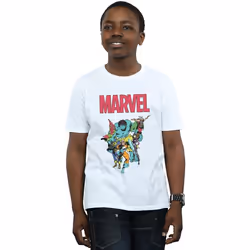 Marvel - T-shirt AVENGERS - Garçon (Blanc)
