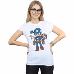 Marvel - T-shirt - Femme (Blanc)