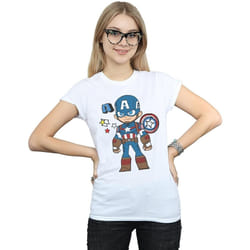 Marvel - T-shirt - Femme (Blanc)