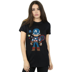 Marvel - T-shirt - Femme (Noir)