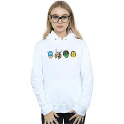 Marvel - Sweat à capuche AVENGERS - Femme (Blanc)