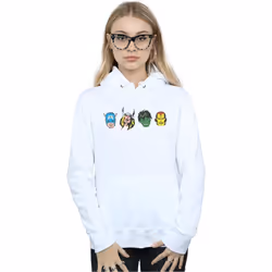Marvel - Sweat à capuche AVENGERS - Femme (Blanc)