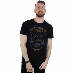 Marvel - T-shirt GUARDIANS OF THE GALAXY INTERSTELLAR FLIGHTS - Homme (Noir)