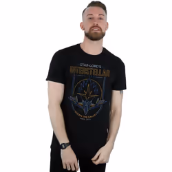 Marvel - T-shirt GUARDIANS OF THE GALAXY INTERSTELLAR FLIGHTS - Homme (Noir)