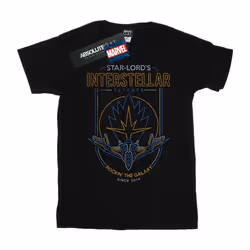 Marvel - T-shirt GUARDIANS OF THE GALAXY INTERSTELLAR FLIGHTS - Femme (Noir)
