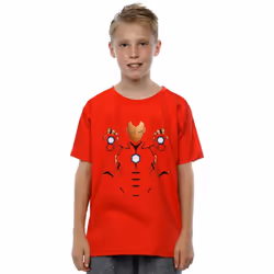 Marvel - T-shirt - Garçon (Rouge)