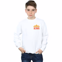 Disney - Sweat THE LION KING LONG LIVE - Garçon (Blanc)