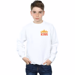 Disney - Sweat THE LION KING LONG LIVE - Garçon (Blanc)