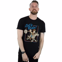 Disney - T-shirt TOY STORY LET'S RIDE - Homme (Noir)