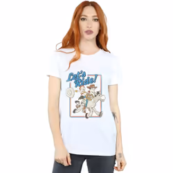 Disney - T-shirt TOY STORY LET'S RIDE - Femme (Blanc)