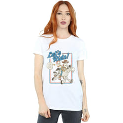 Disney - T-shirt TOY STORY LET'S RIDE - Femme (Blanc)