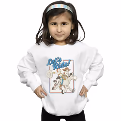 Disney - Sweat TOY STORY LET'S RIDE - Fille (Blanc)