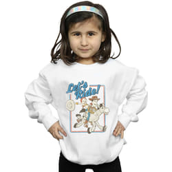 Disney - Sweat TOY STORY LET'S RIDE - Fille (Blanc)