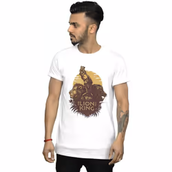 Disney - T-shirt THE LION KING - Homme (Blanc)