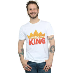 Disney - T-shirt THE LION KING LONG LIVE THE KING - Homme (Blanc)
