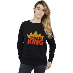 Disney - Sweat THE LION KING LONG LIVE THE KING - Femme (Noir)